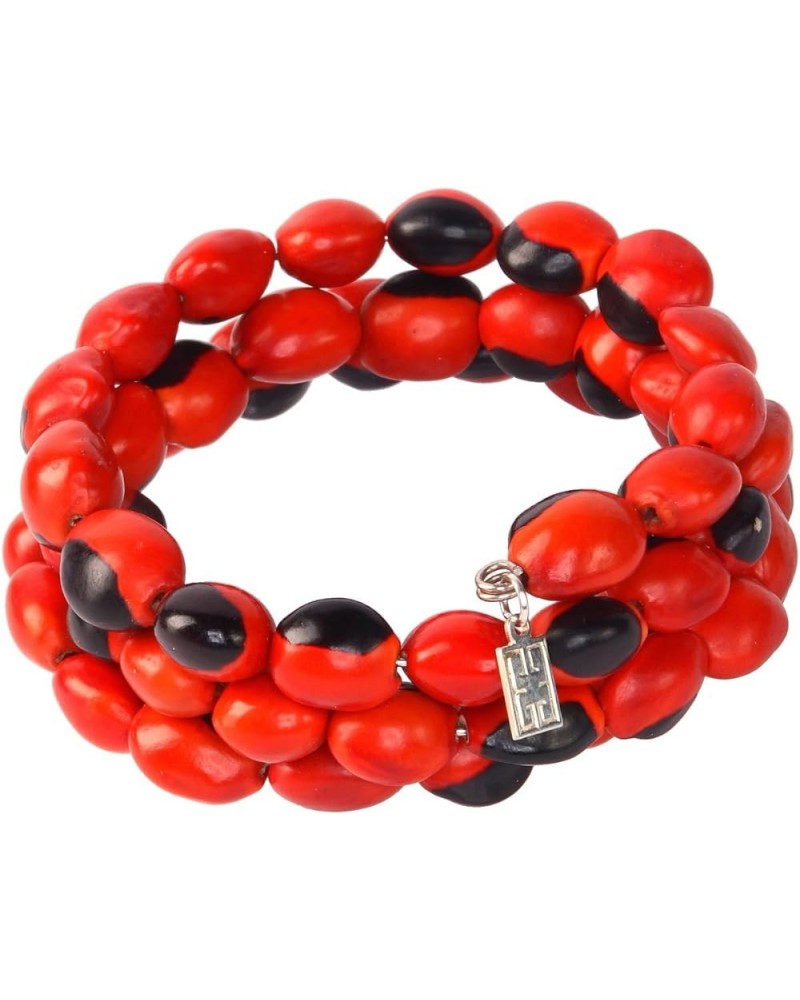 Peruvian Bracelet for Women - w/Meaningful Good Luck Huayruro Red Black Seeds - Great Gifts for Mom, Daughter, Sister, Aunt, ...