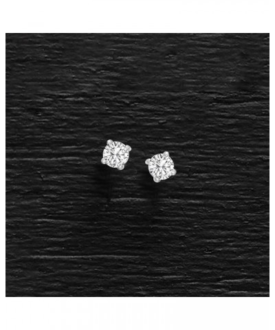 RS Pure 0.10 ct. t.w. Diamond Stud Earrings in 14kt Gold White Gold $52.48 Earrings