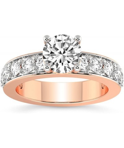 1 Carat -5 Carat | IGI Certified Lab Grown Diamond Engagement Ring | 14K Or 18K in White, Yellow Or Rose Gold | Adele Side St...