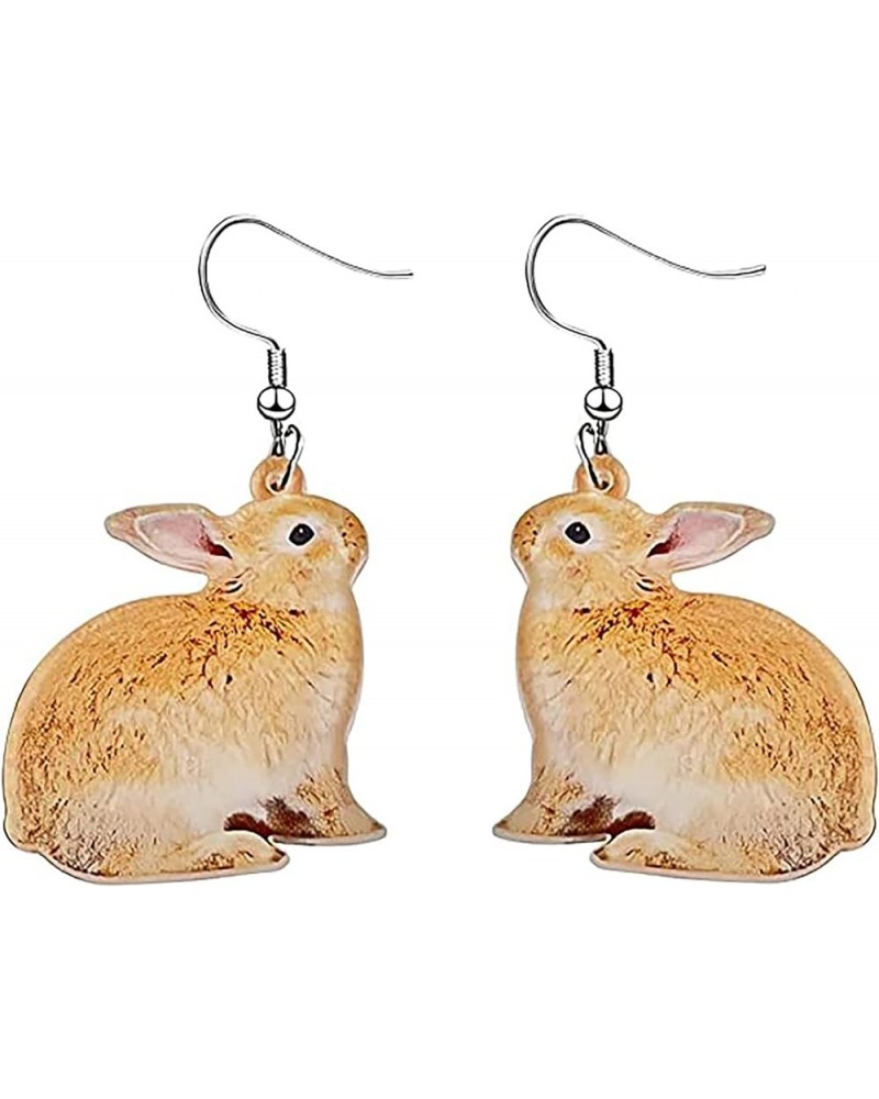 Cute Easter Bunny Earrings for Women Acrylic Easter Basket Eggs Bunny Rabbit Earrings Earrings Jewelry Gift C $7.64 Earrings