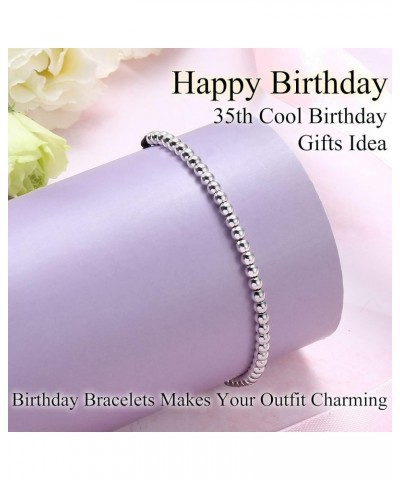 Birthday Bracelets for Women Birthday Gifts for Teen Girls Adjustable Link Strand Bead Bracelets Happy Birthday Gifts for Dau...