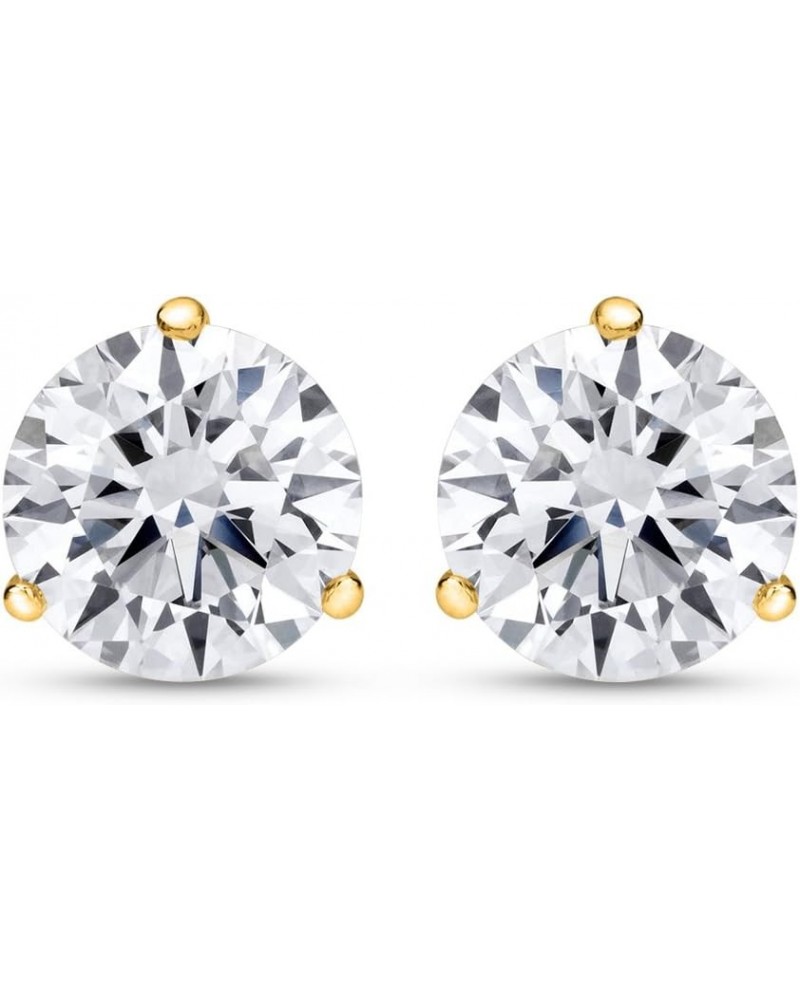 3/4-5 IGI Certified LAB-GROWN Round Cut Diamond Earrings 3 Prong Push Back Ultra Premium Collection (H-I COLOR, VS1-VS2 CLARI...