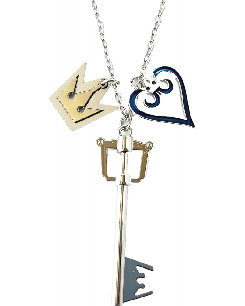 Kingdom Heat Charm Necklace Metal Anime Cartoon Necklace for Boys Girls and Women $9.63 Necklaces