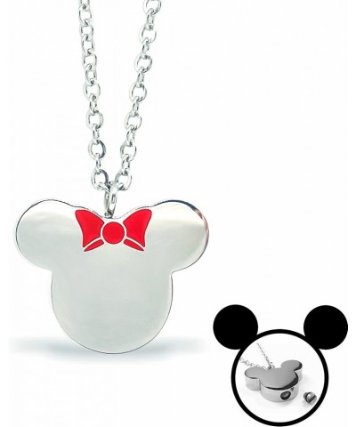 FIKA Mickey Cremation Ashes Remembrance Urn Pendant Necklace Jewelry Filling Kit Included Minnie $26.54 Necklaces