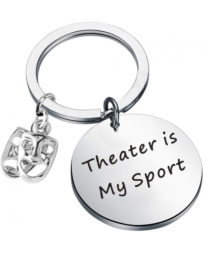 Actor Gift Theater Is My Sport Drama Theatre Gift for Actor Actress Performer Director Theater Keychain $9.84 Necklaces