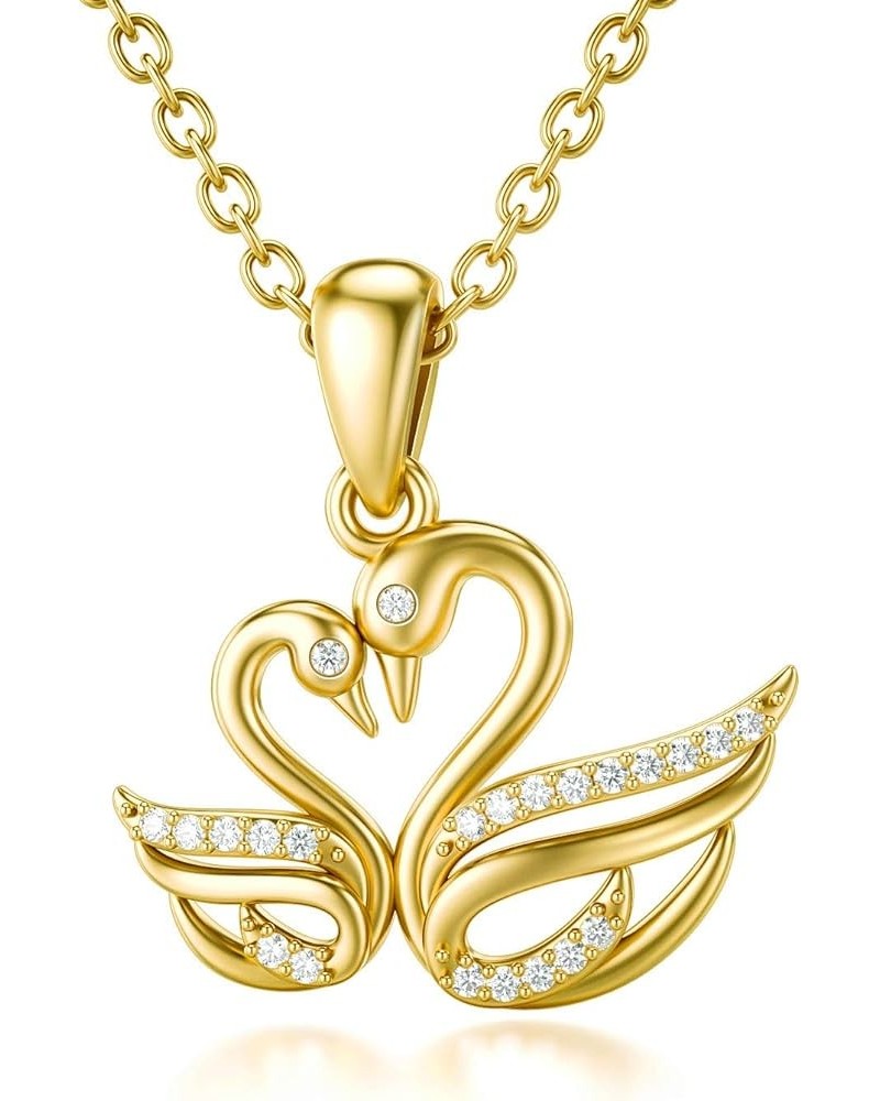 14k Solid Gold Love Heart Pendant Necklace Mother Daughter Necklace Mom Necklace Mothers Day Necklaces for Women 18 Style 2 $...