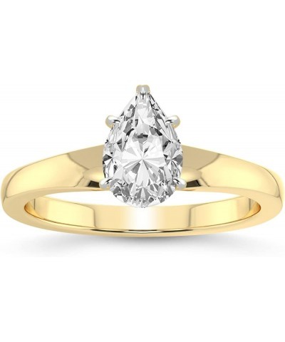 1 Carat - 5 carat | IGI Certified Lab Grown Diamond Engagement Ring | 14K Or 18K in White, Yellow Or Rose Gold | Arielle Soli...