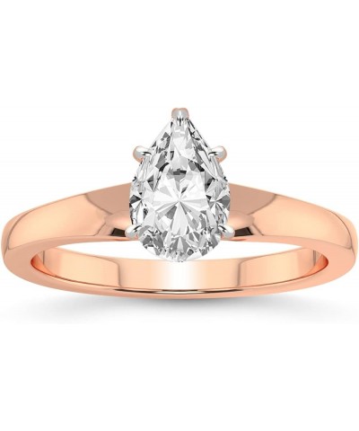 1 Carat - 5 carat | IGI Certified Lab Grown Diamond Engagement Ring | 14K Or 18K in White, Yellow Or Rose Gold | Arielle Soli...