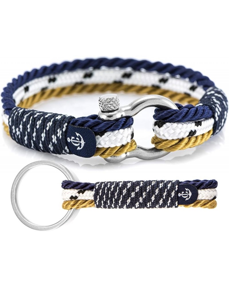 Nautical Bracelet and Keychain Set by Constantin Nautics Handmade Unisex Nautical Bracelet Made from Sailing Rope - Gift Idea...