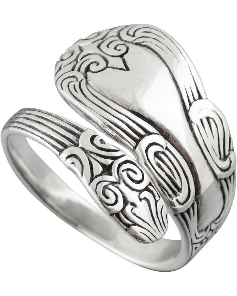 Unisex Rings, Sizes 5-12, Fashion Ring, Unique Rings for Men and Women Spoon Handle Engraved $8.54 Rings