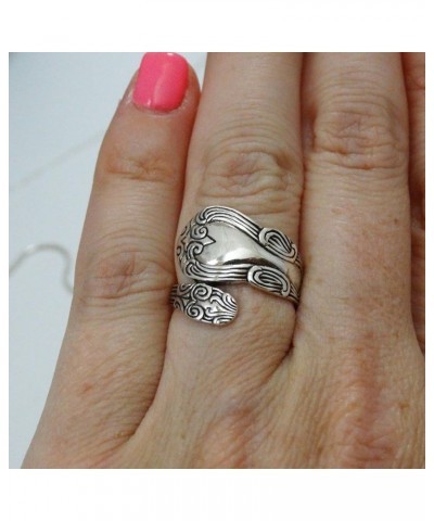 Unisex Rings, Sizes 5-12, Fashion Ring, Unique Rings for Men and Women Spoon Handle Engraved $8.54 Rings